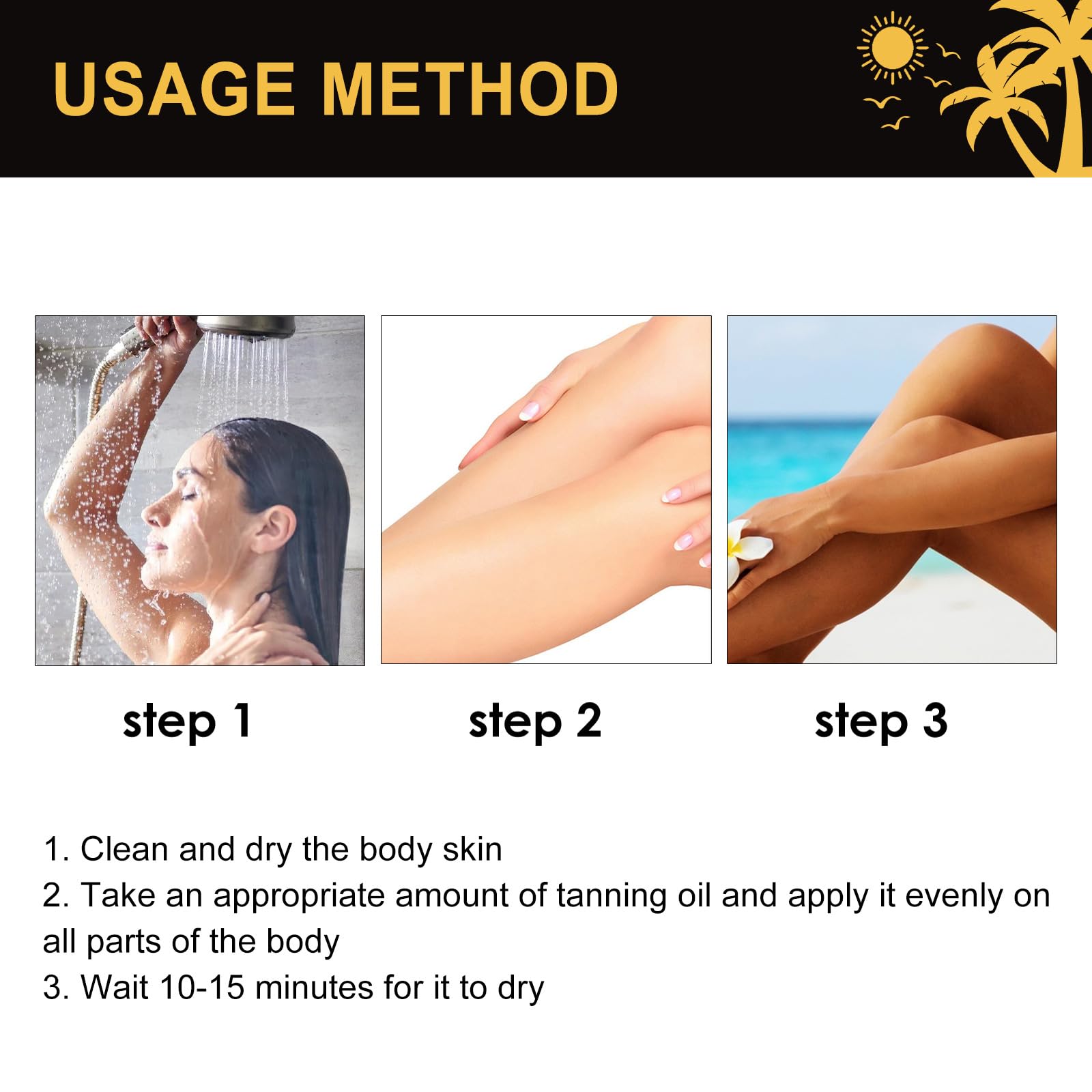 Best Natural Tanning Oil for Summer - Super Moisturizing & Accelerates Tan Outdoors | Perfect for Beach, Pool & Sunbathing