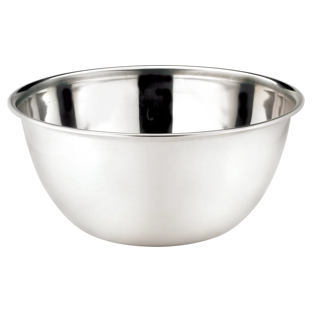Browne 12 Quart Stainless Steel Mixing Bowl - 14 Inch Deep Commercial Grade for Baking, Cooking & Food Prep | Perfect for Restaurants, Bakeries & Home Kitchens