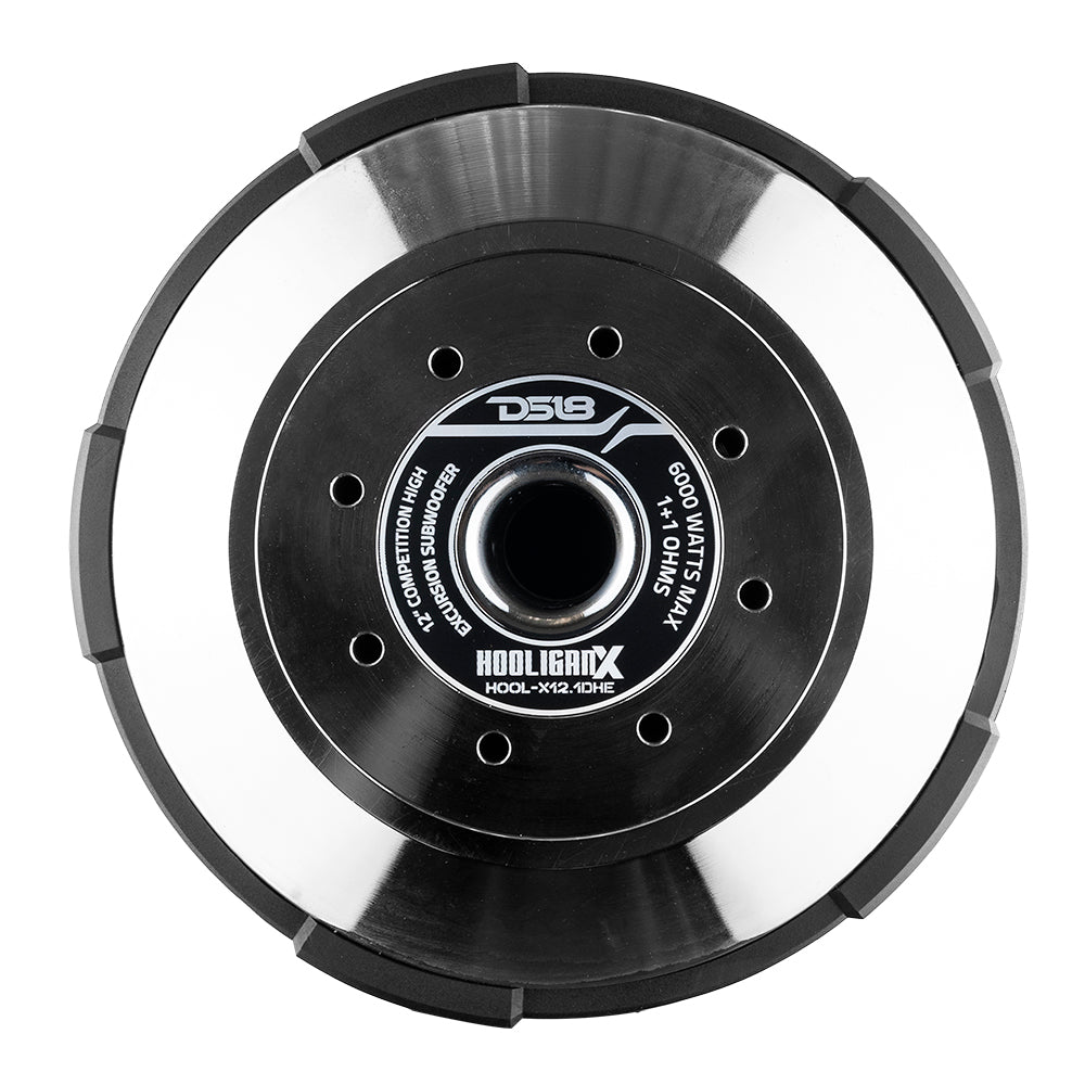 Hooligan X 12 Inch High Excursion Car Subwoofer - 4000 Watts RMS Power, 4 DVC 1 Ohm - Perfect for Car Audio Systems & Bass Enthusiasts