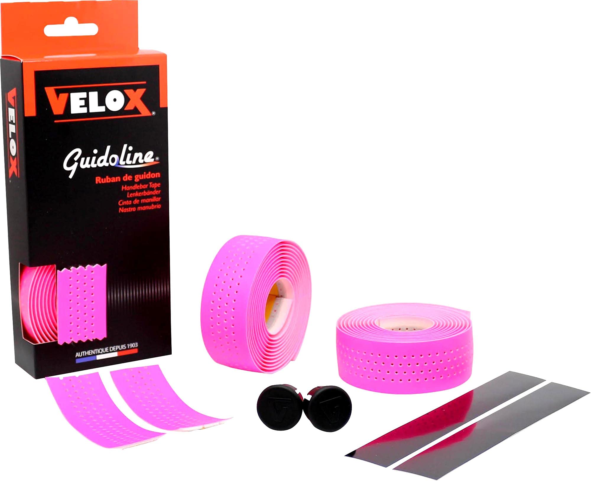 Guidoline Velox Fluo Grip - Rose Fluorescent Grip Tape for Skateboards & Longboards - Perfect for Enhanced Grip and Style on Ramps, Streets, and Skate Parks