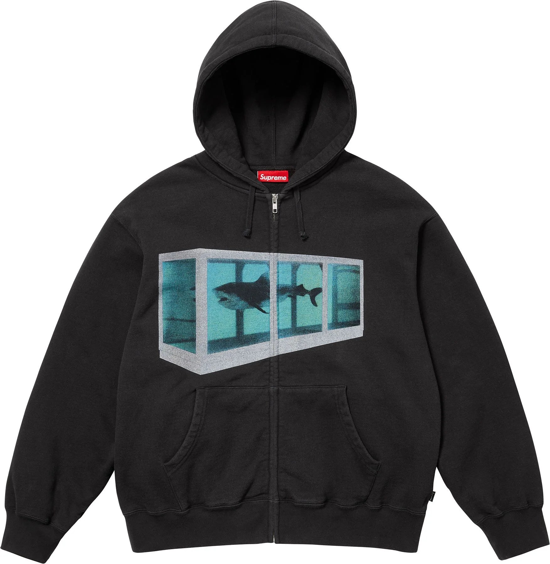 Supreme x Damien Hirst Zip Up Hooded Sweatshirt 2025 Spring/Summer Collection - Streetwear Fashion for Men & Women | Perfect for Casual Outfits, Urban Style & Art Enthusiasts