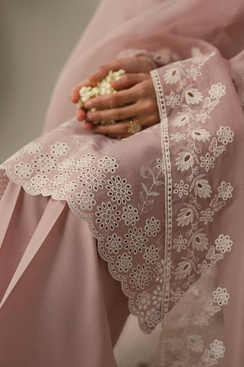 Elegant MAUVE GLAM 3-Piece Chikankari Suit Set | Hand-Embroidered Pakistani Ethnic Wear | Perfect for Weddings, Parties & Festive Occasions
