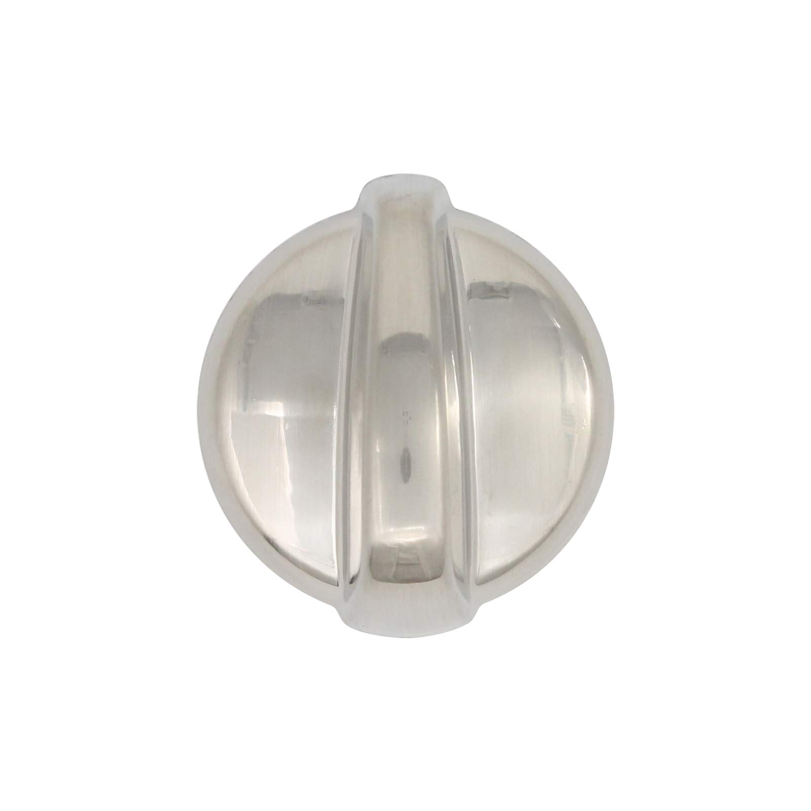 6-Pack WB03T10284 Replacement Control Knobs - Stainless Steel Finish for GE JBP81SM2SS Electric Range - Perfect for Kitchen Upgrades & Appliance Repairs