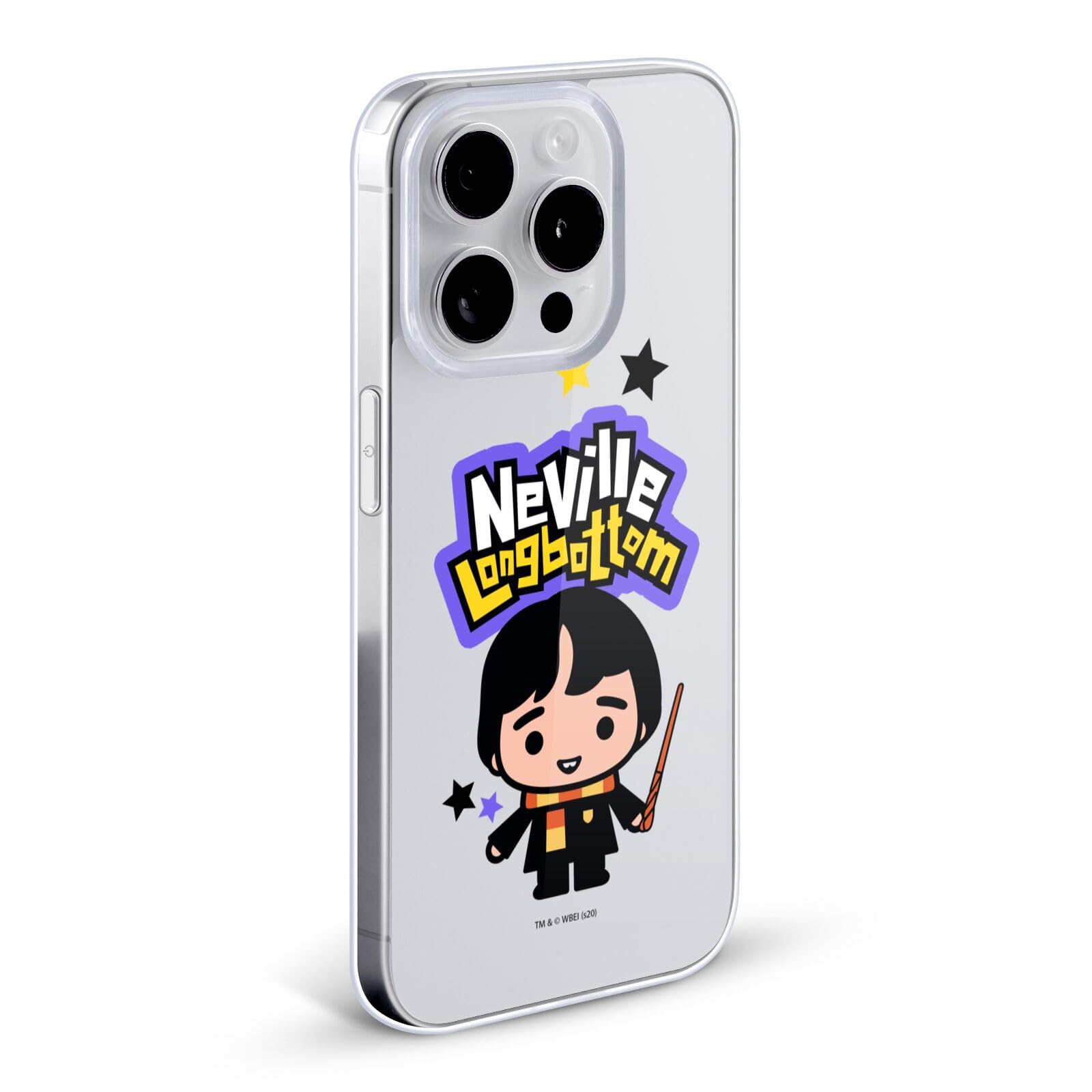 Harry Potter Neville Longbottom Deathly Hallows iPhone X/Xs Soft Gel Case - Officially Licensed by Head Case Designs - Perfect for Fans, School, and Everyday Use