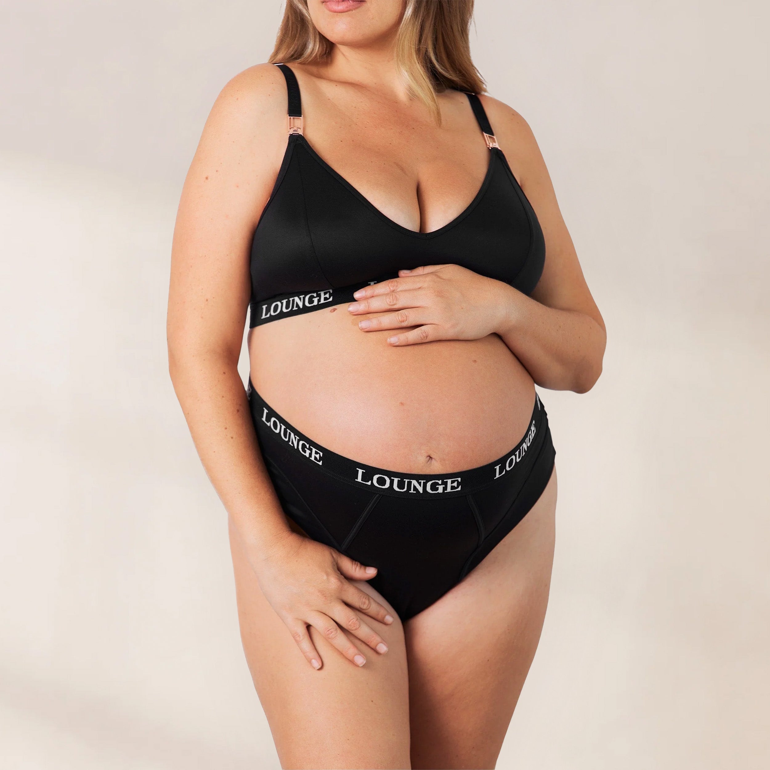 Nurture Nursing Bra - Comfortable Maternity Bra for Breastfeeding Moms - Black | Perfect for Daily Wear, Nursing at Home or On-the-Go