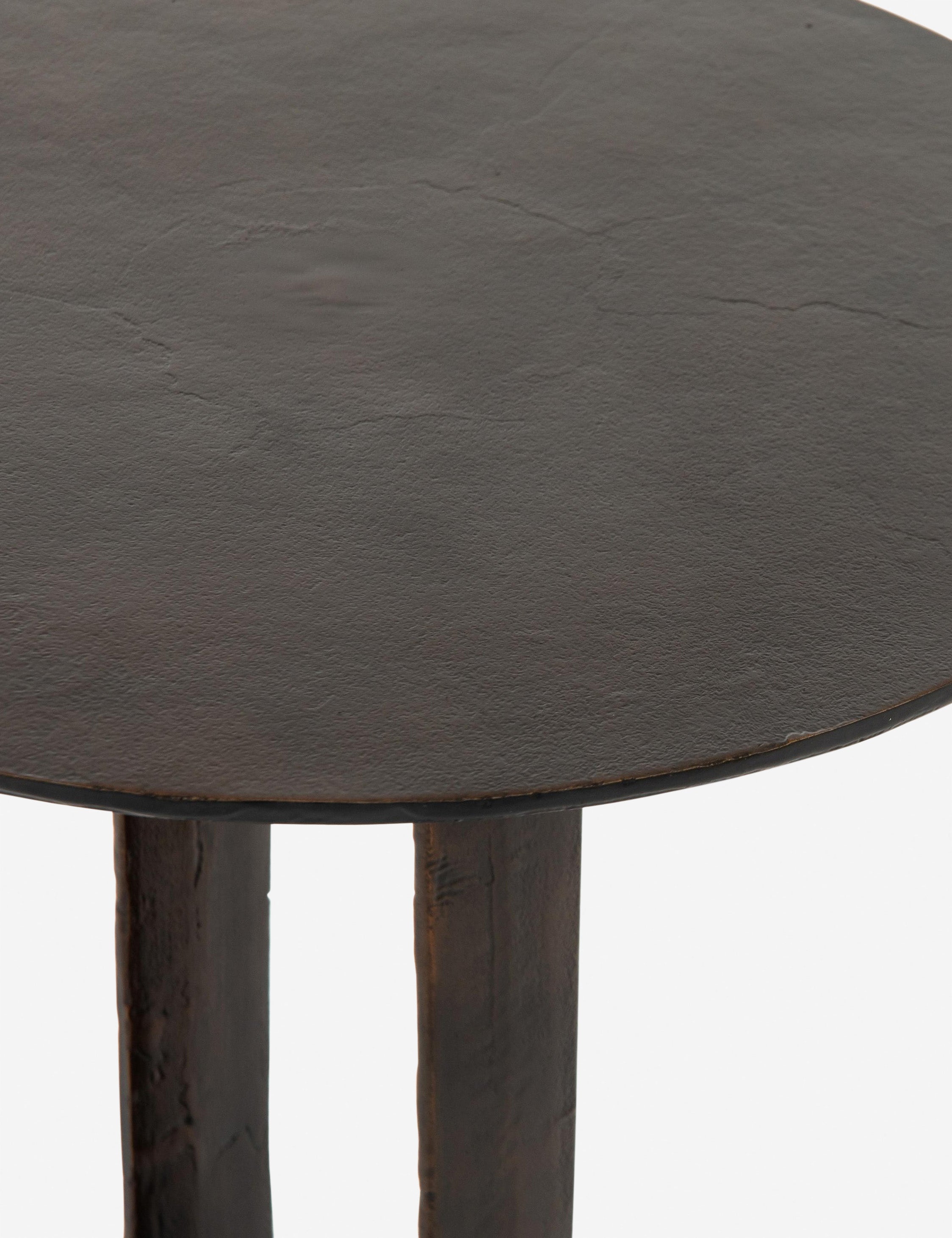 Modern Alethea Indoor Outdoor Side Table - Small Accent Table for Living Room, Patio, or Bedroom - Weather-Resistant & Stylish End Table for Home Decor