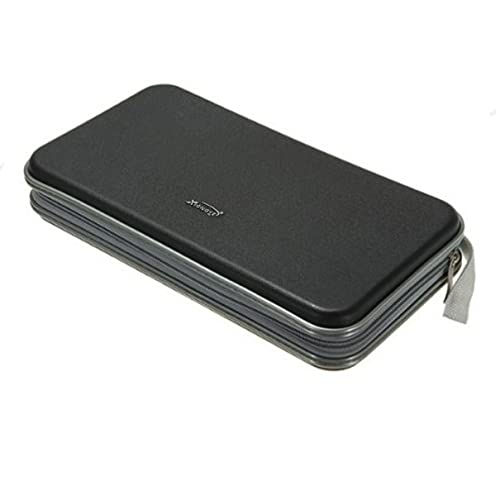80 Plastic CD Storage Case - Organizer for CDs, DVDs & Discs - Durable & Compact Media Holder for Home, Office & Music Collections
