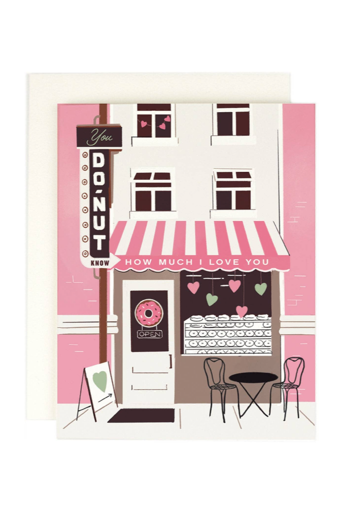You Donut Know Card - Funny Donut Greeting Card for Birthdays, Anniversaries & Special Occasions - Perfect Gift for Donut Lovers & Foodies
