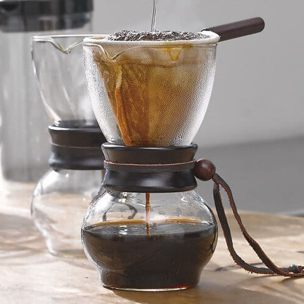 Hario V60 Ceramic Coffee Drip Pot - 480ml Pour Over Brewer for Home & Office Use - Perfect for Single Serve or Small Batch Brewing