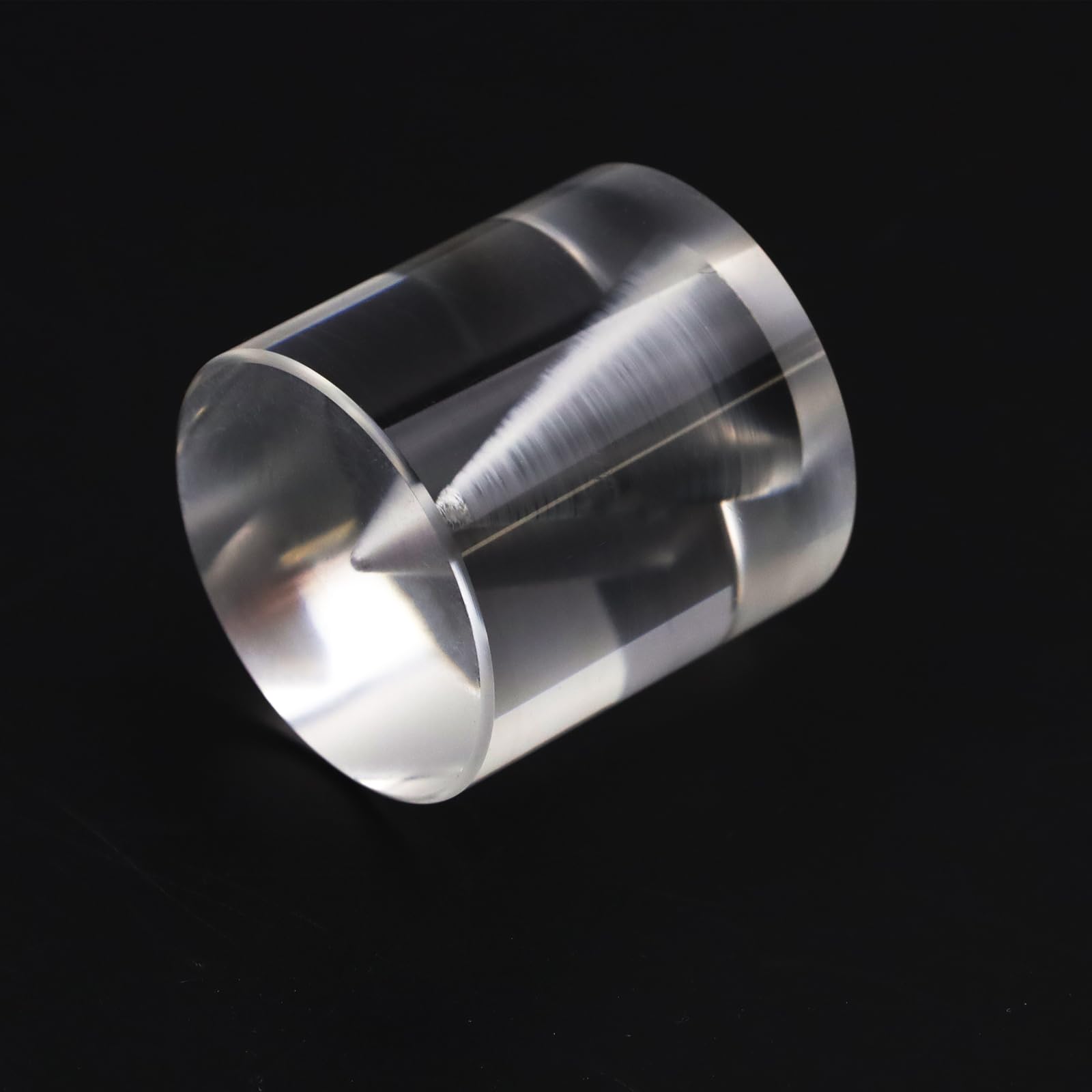 Premium Clear Acrylic Ice Cream Cone Display Stand - 1.18x1.18x1.18 Inch (Pack of 4) - Perfect for Dessert Shops, Bakeries, and Party Decorations