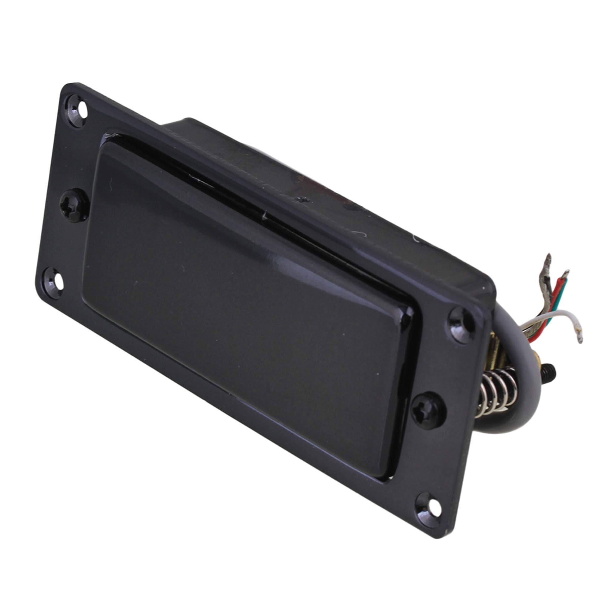 Black Sealed Mini Humbucker Pickup Set for Electric Guitar - 7.2k Resistance - Perfect for Blues, Rock & Jazz Performances