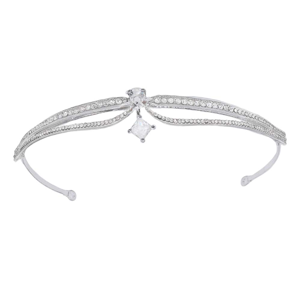 Sparkling Rhinestone Tiara for Women - Elegant Crystal Bridal Crown for Wedding, Prom, Party | Perfect for Brides, Pageants & Special Occasions