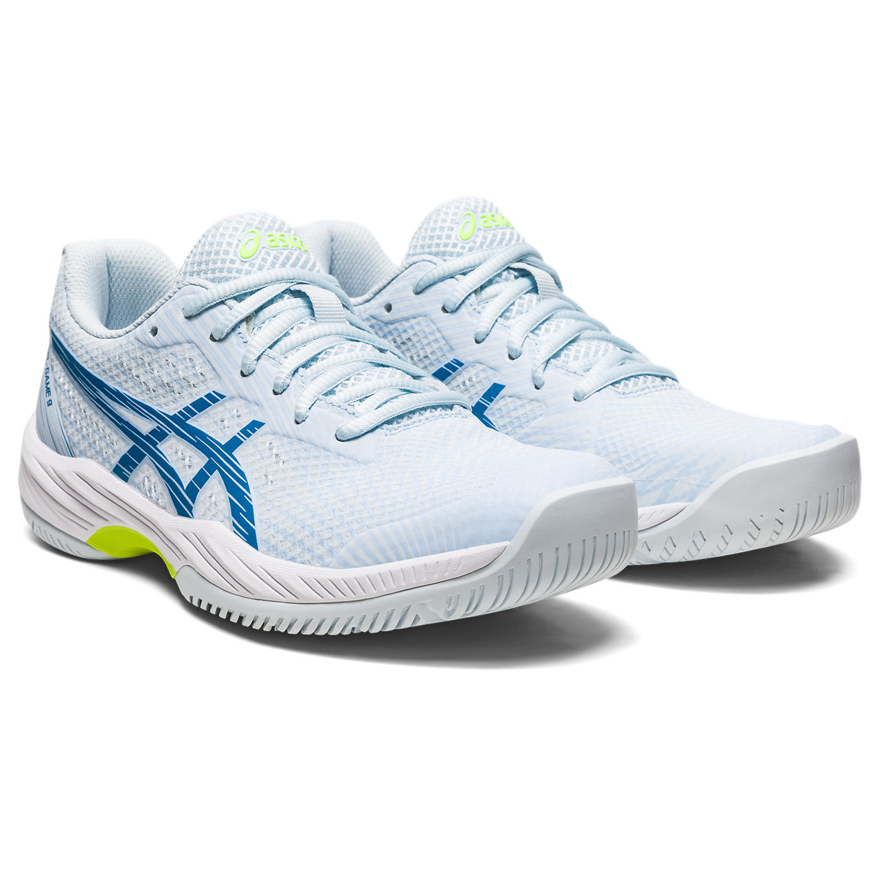 ASICS Gel-Game 9 Women's Tennis Shoes - Lightweight Performance Court Shoes with GEL Cushioning (Blue) | Perfect for Competitive Matches & Casual Court Play