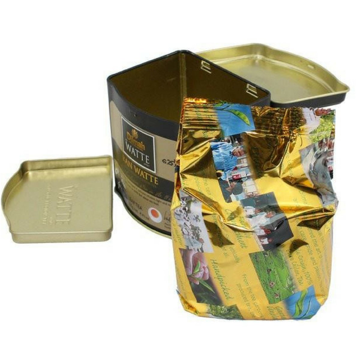 Premium Dilmah Ran Watte Single Region Pure Ceylon Loose Leaf Black Tea - 125g (4.41oz) Tin Caddy x 3 Pack - Perfect for Afternoon Tea, Gifts & Tea Ceremonies