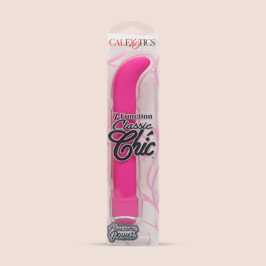 7 Function Classic Chíc™ Standard G Waterproof G Spot Vibrator - Perfect for Couples & Solo Play, Sensual Massage & Intimate Moments