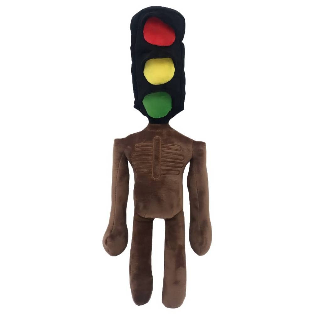 Siren Head Plush Toy - Cute Cartoon Dog, Cat & Rabbit Stuffed Animals for Home Decor, Party Favors, Birthday Gifts (Traffic Light Style) - Perfect for Halloween Decorations, Kids Room & Collectors