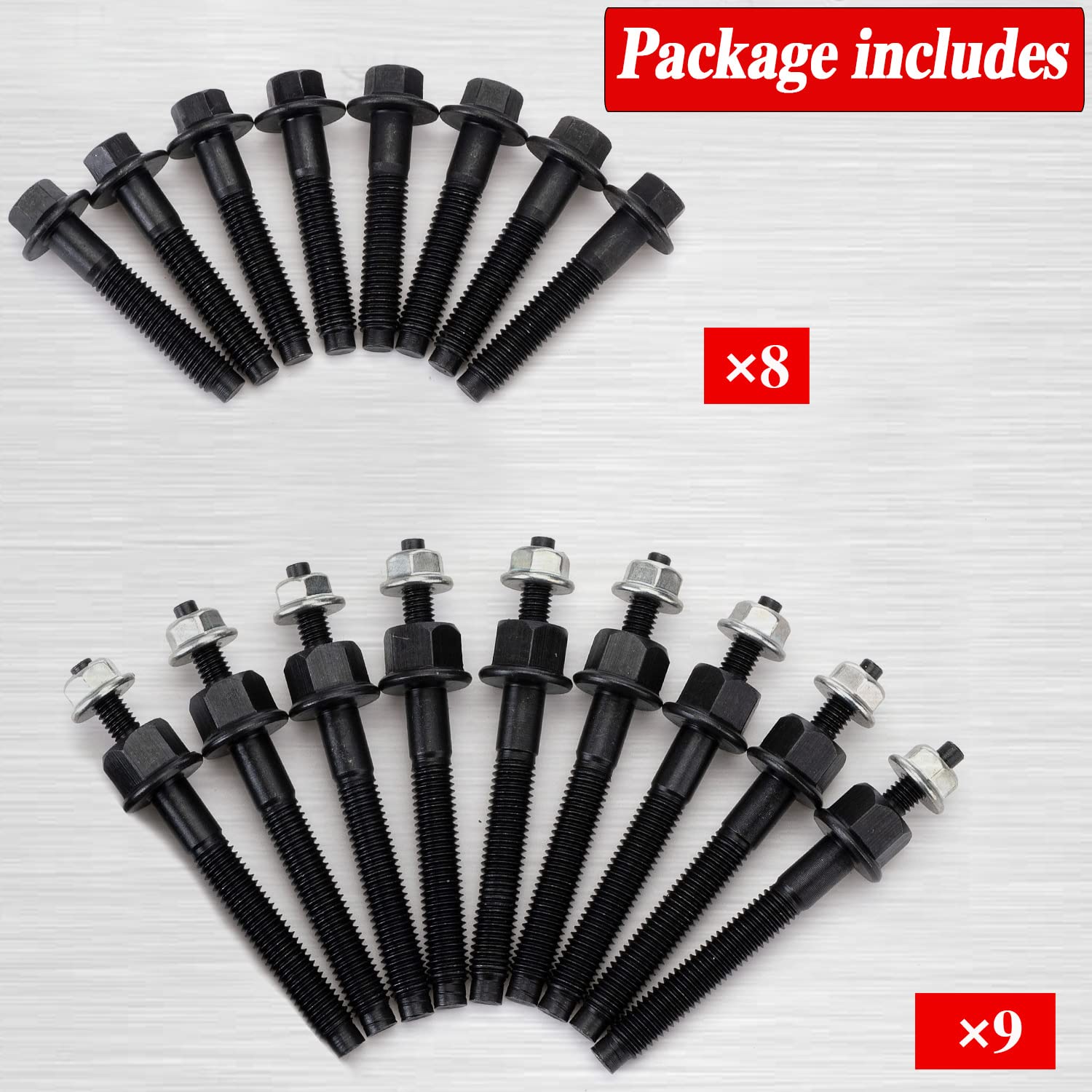 2003-2008 Dodge Ram 5.7L V8 Exhaust Manifold Bolt Kit (Left+Right) - Engine Repair Set