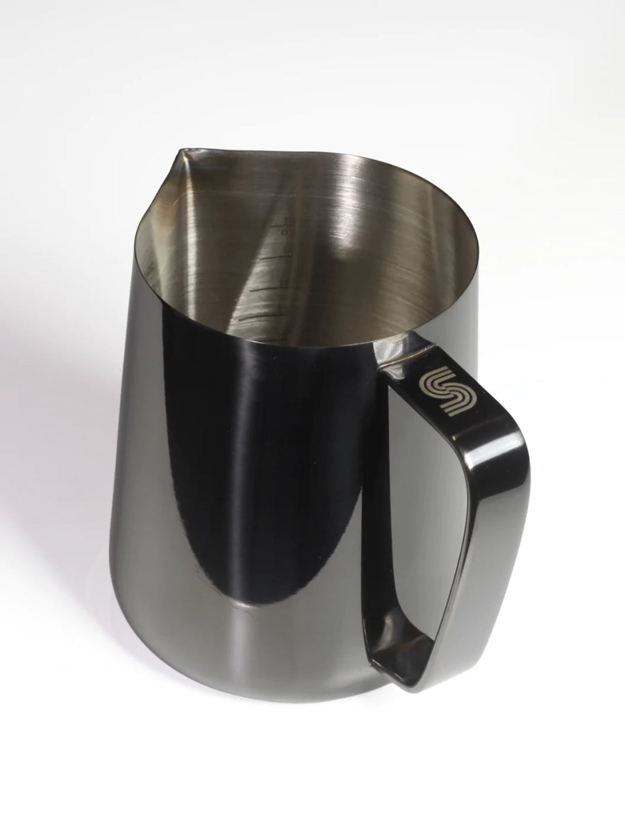 Supergood PitchPerfect™ Milk Frothing Pitcher - Professional Stainless Steel Milk Steamer for Latte, Cappuccino & Hot Chocolate - Perfect for Home Baristas & Coffee Shops