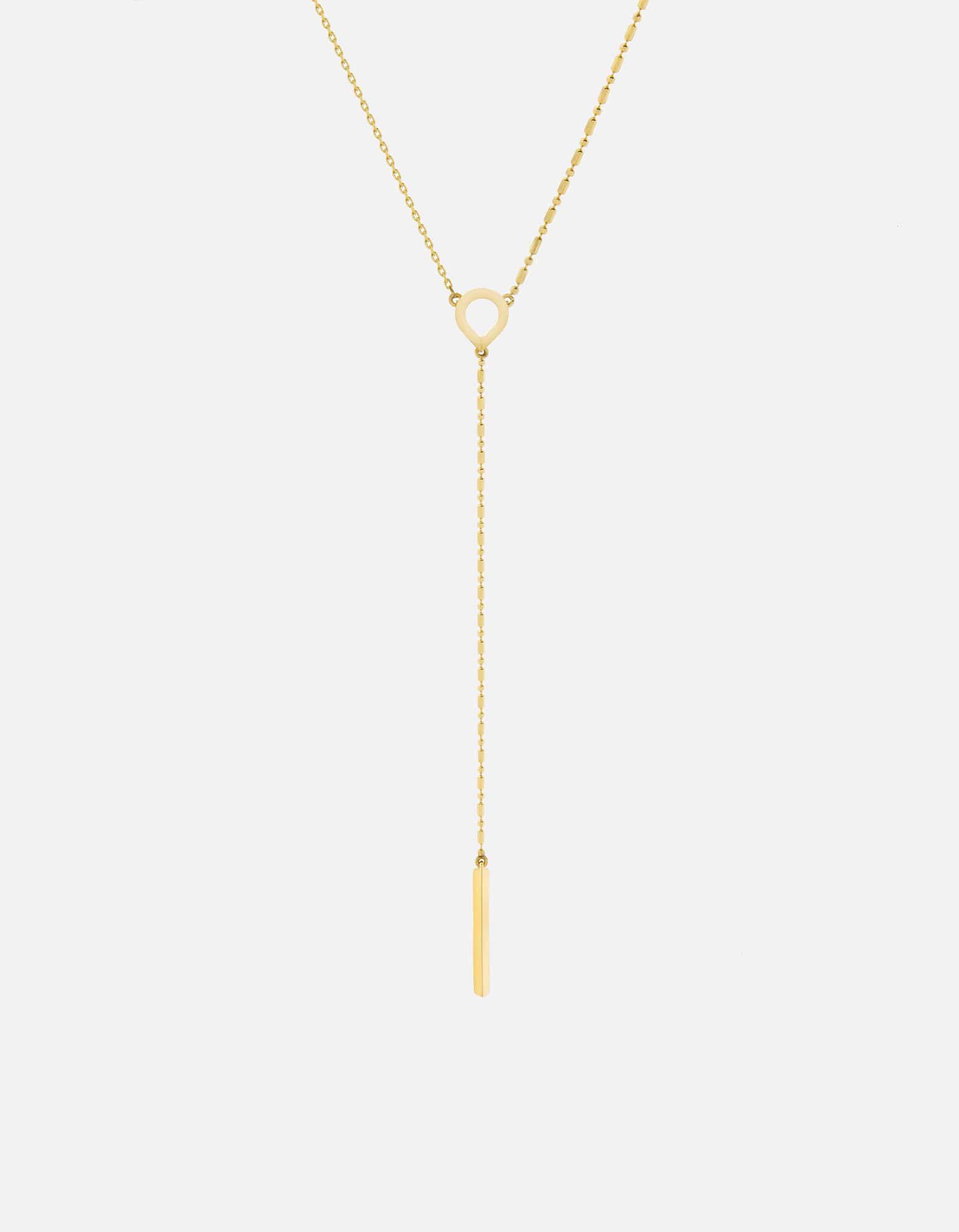 Elegant Teardrop Necklace - 14K Gold Vermeil Pendant for Women | Perfect for Weddings, Parties & Everyday Wear