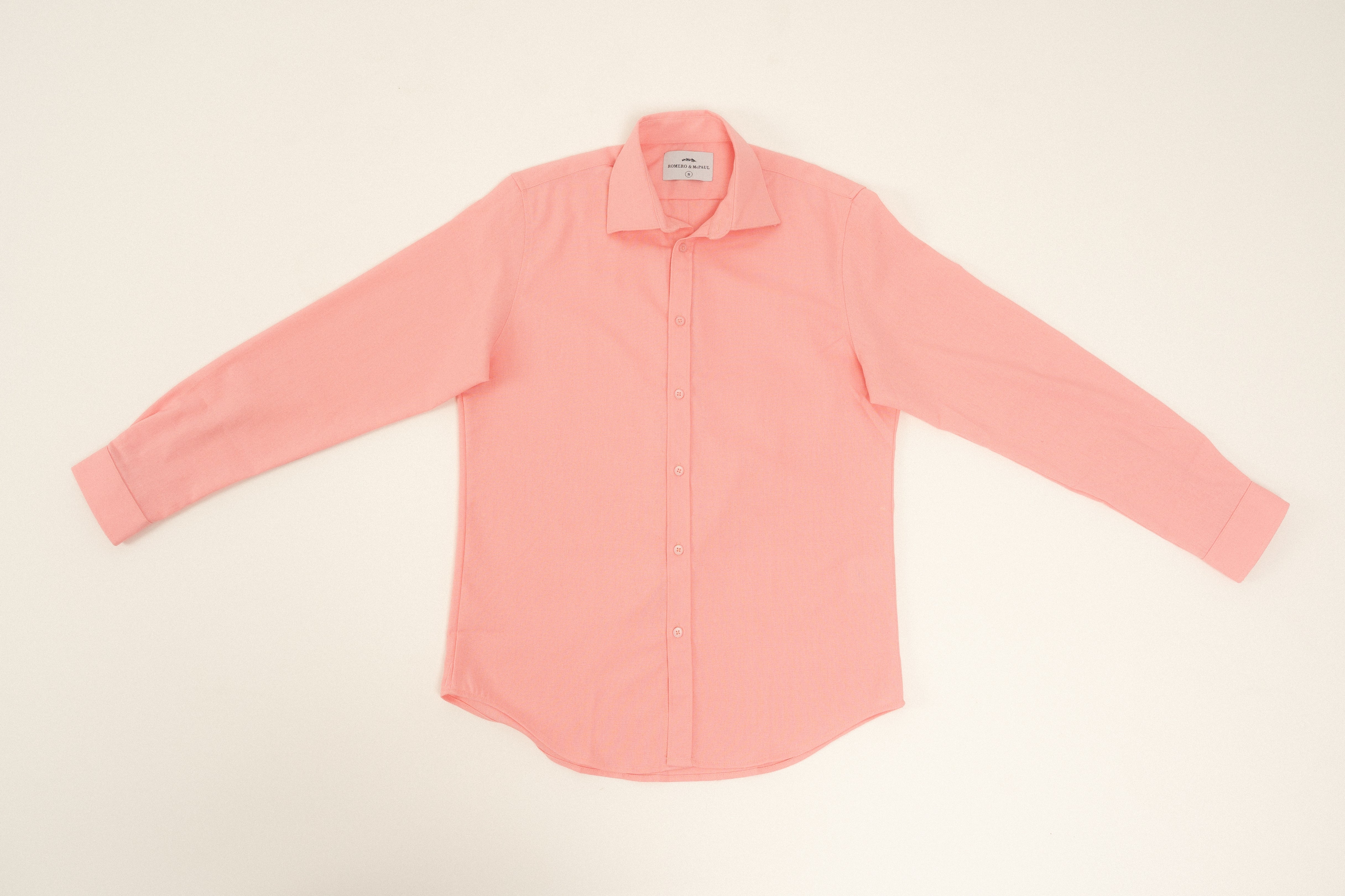Stylish Cannes Pink Linen Shirt for Women - Breathable Summer Blouse for Beach Vacation & Casual Outings