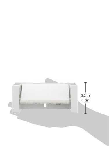 Premium White Toilet Paper Holder YH51R - Modern Bathroom Tissue Roll Stand (Japan Import) - Perfect for Home, Office, and Hotel Bathrooms