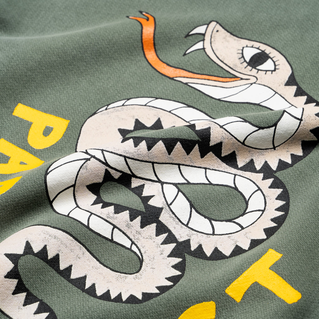 Alchemist Snake Sweater - Defender Green | Trendy Graphic Hoodie for Men & Women | Perfect for Streetwear, Casual Outfits & Gifts