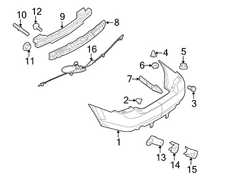 Genuine Ford 6E5Z-17787-AA Front Bumper Assembly Replacement - Perfect for Ford Truck & SUV Models - Durable Protection for Off-Road & City Driving