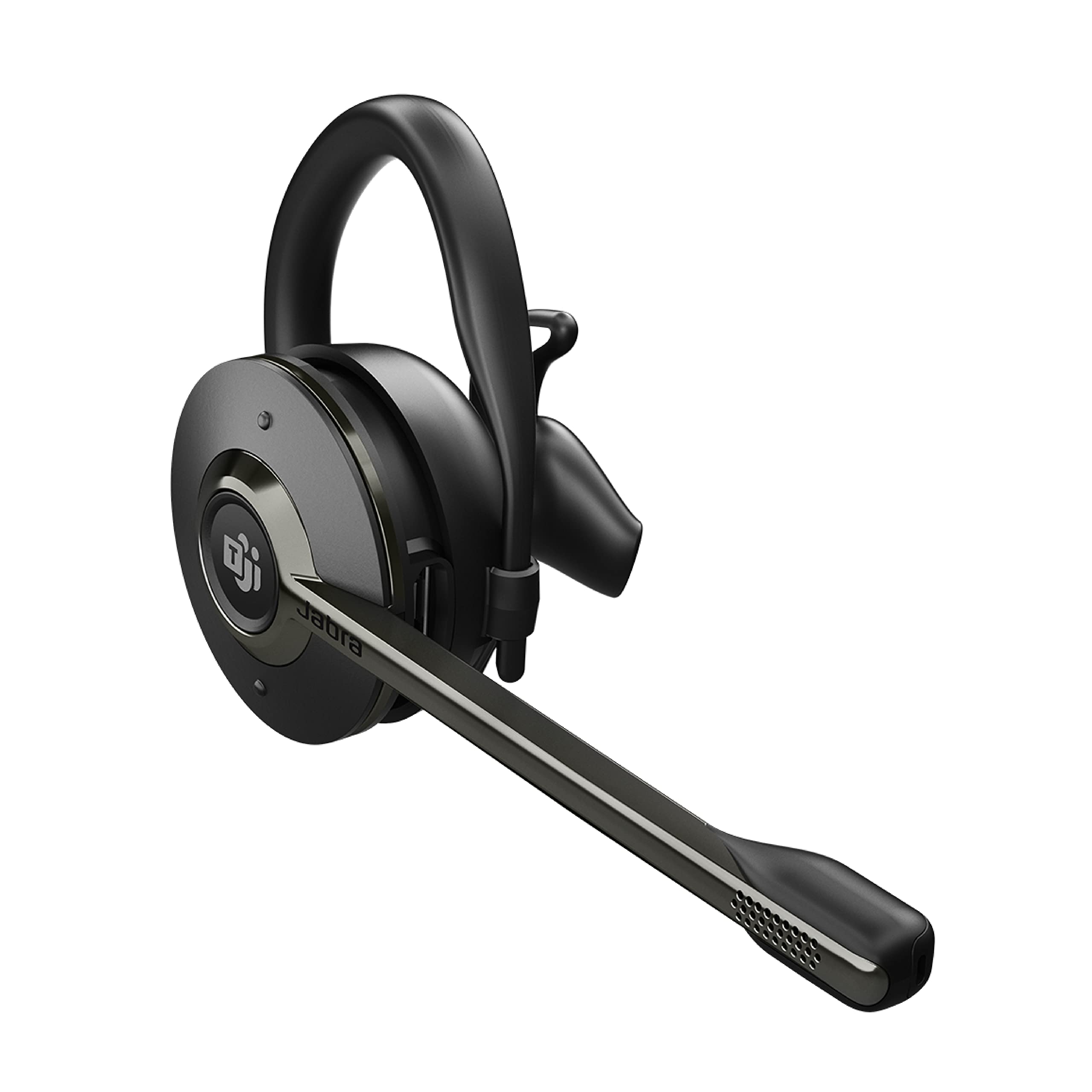 Jabra Engage 55 Wireless Headset with Noise-Cancelling Microphone - Convertible Design (Ear Hook/Headband/Neckband) - MS Teams Certified - Compatible with Zoom, Skype & All UC Platforms - Includes Link 400 USB-A DECT Adapter - Ideal for Office, Call Center & Remote Work - Black