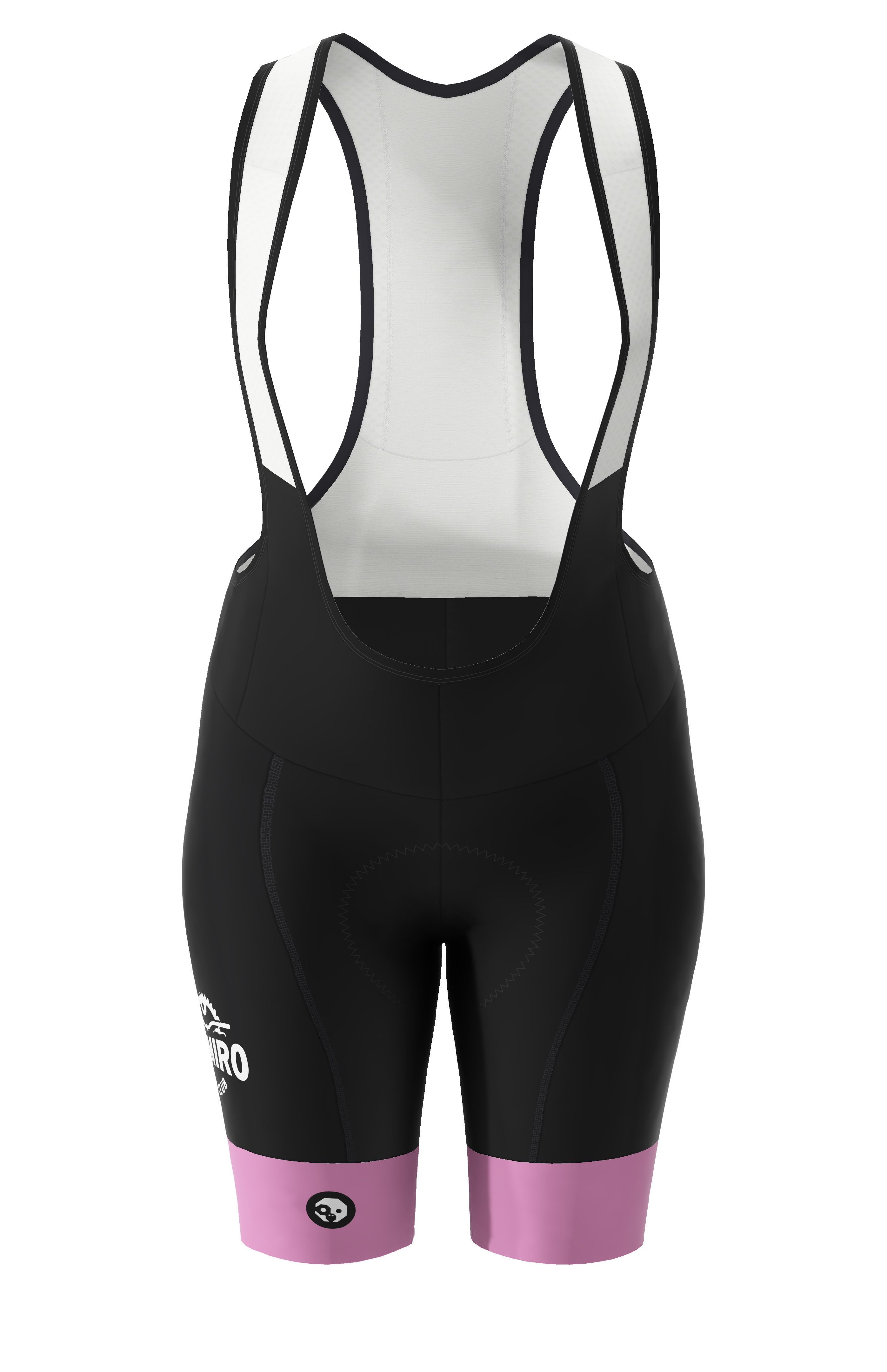 TE MIRO MTB Club B03 BIB SHORTS - Women's Cycling Shorts with Padding, Breathable & Comfortable for Mountain Biking - Pink (Perfect for Trail Riding, Road Cycling & Indoor Training)