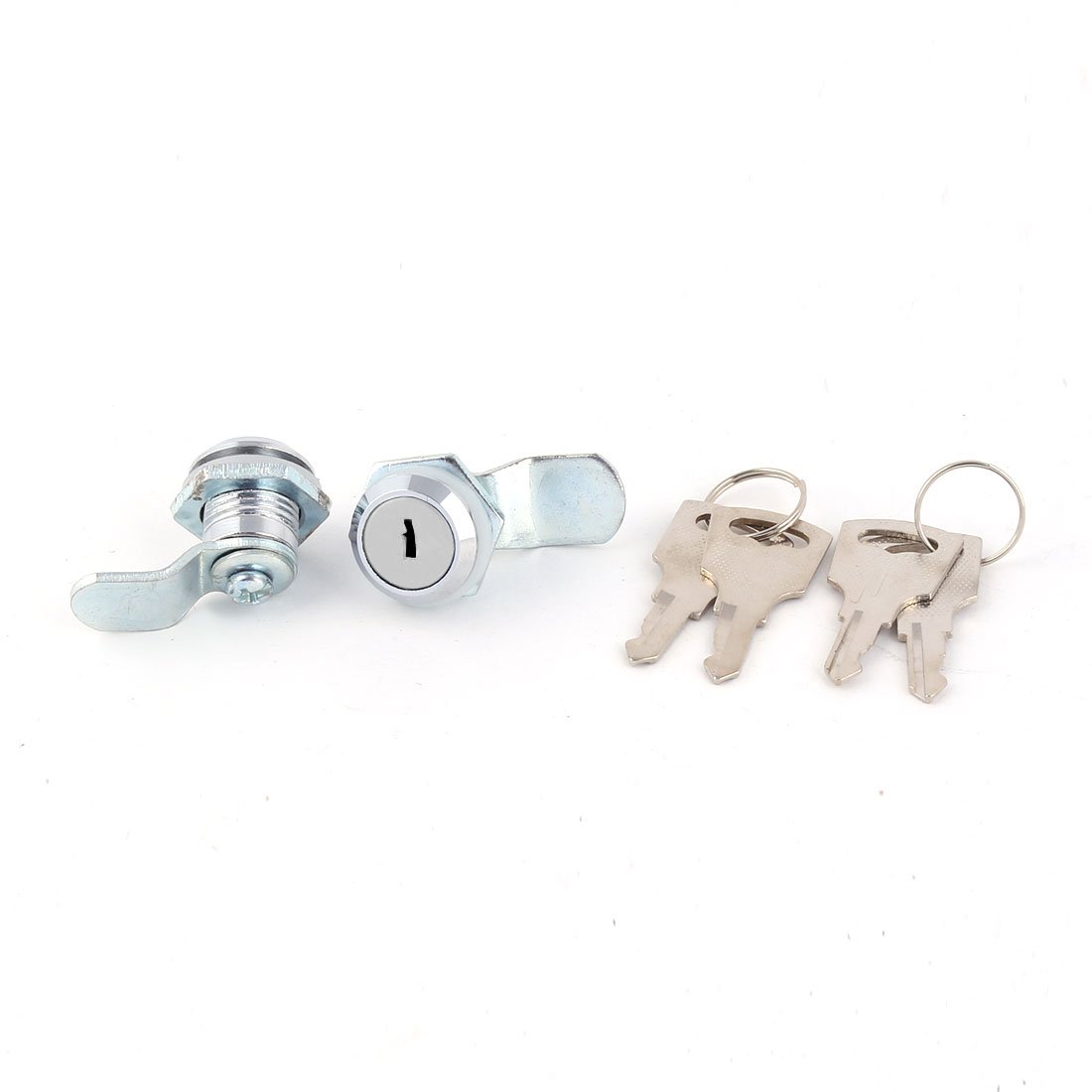 uxcell 2pcs Metal Cam Lock for Tool Box, Mailbox & Cabinet Drawers - Secure Locking Mechanism for Home, Office & Workshop Security