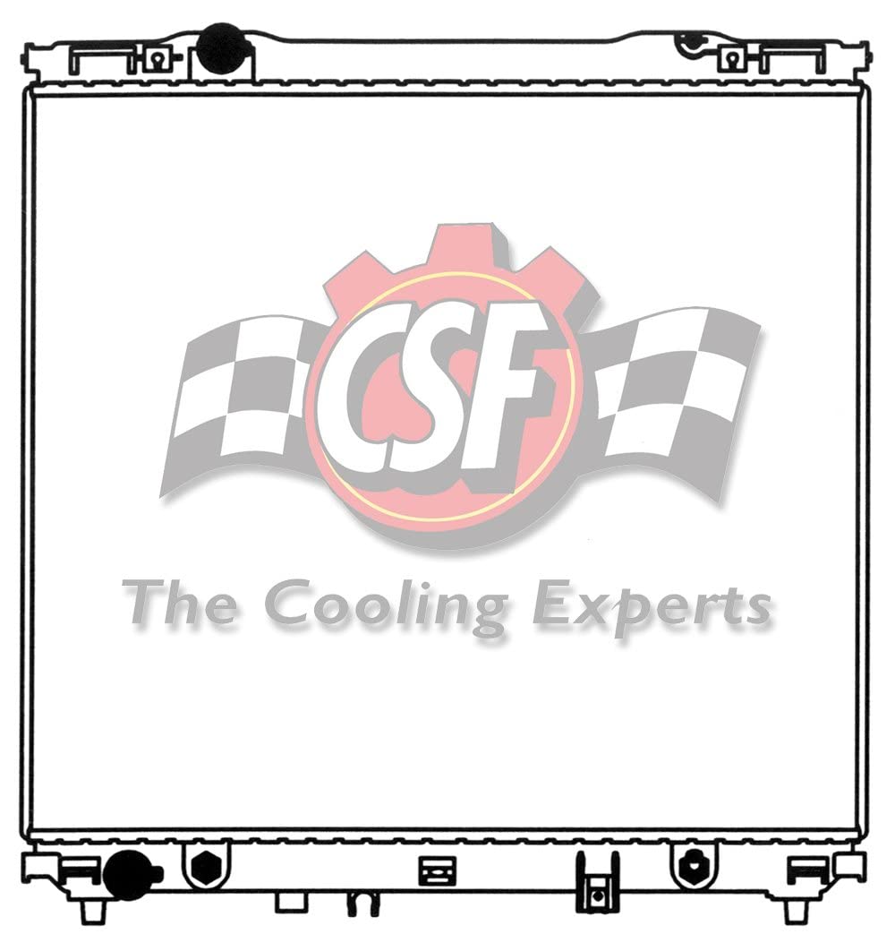 High-Performance Car Radiator - Aluminum Alloy Cooling System for Trucks & SUVs - Perfect for Off-Roading, Towing & Extreme Weather Conditions