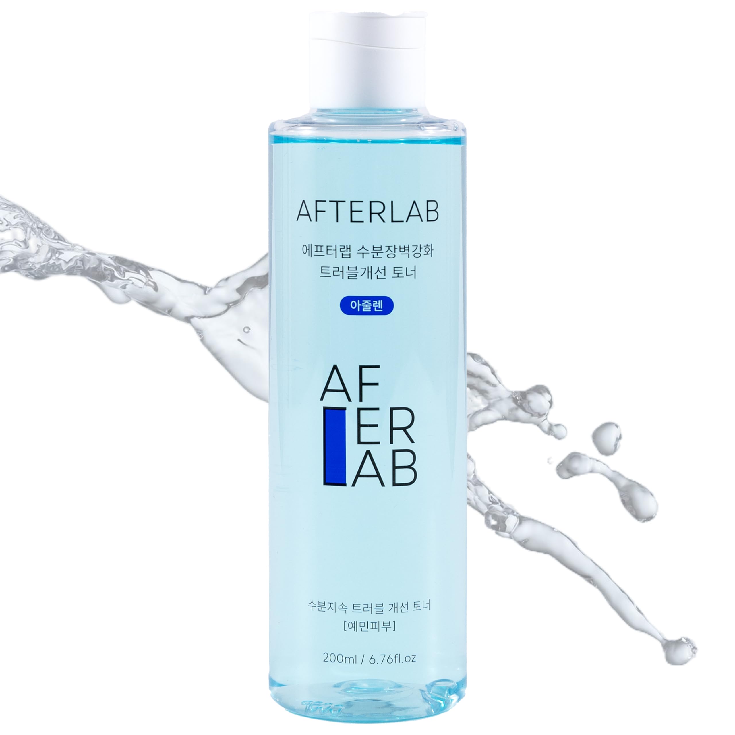 AFTERLAB Azulene Hydrating Toner - PH5.5 Korean Skincare for Soothing & Breakout Relief - Perfect for Sensitive Skin Care Routine