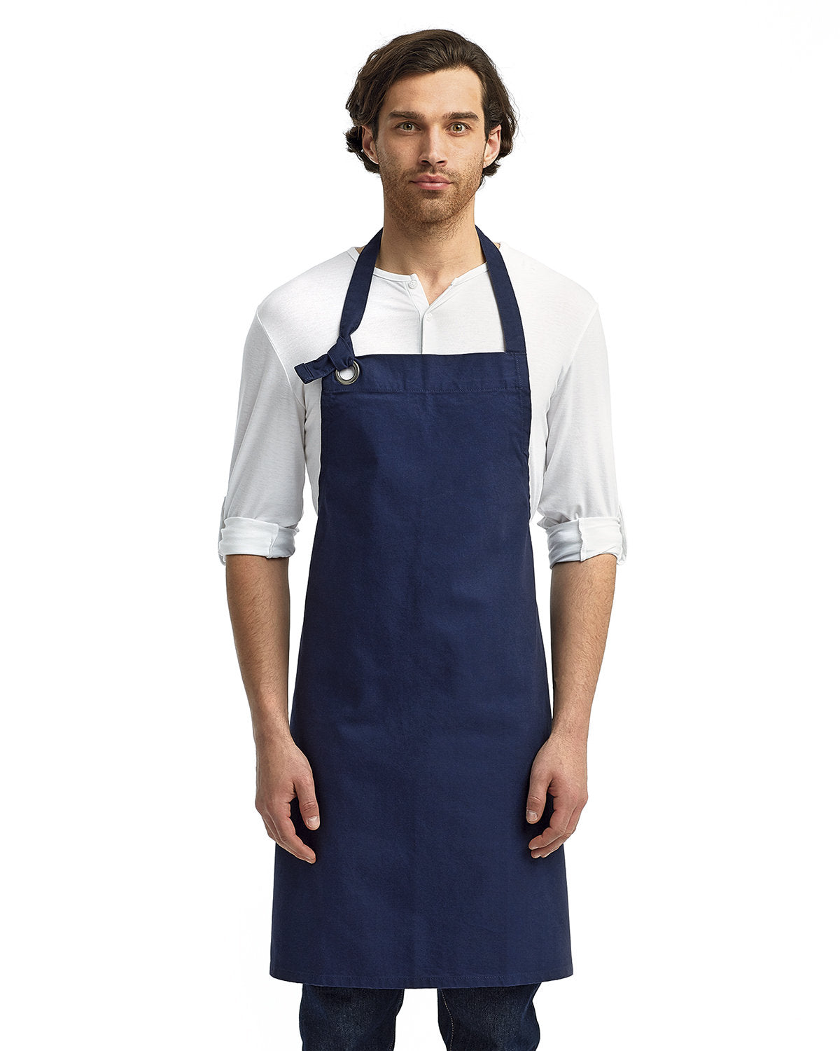 Reprime RP130 Heavy Duty Unisex Canvas Bib Apron - Artisan Collection for Cooking, Grilling, Baking & DIY Projects