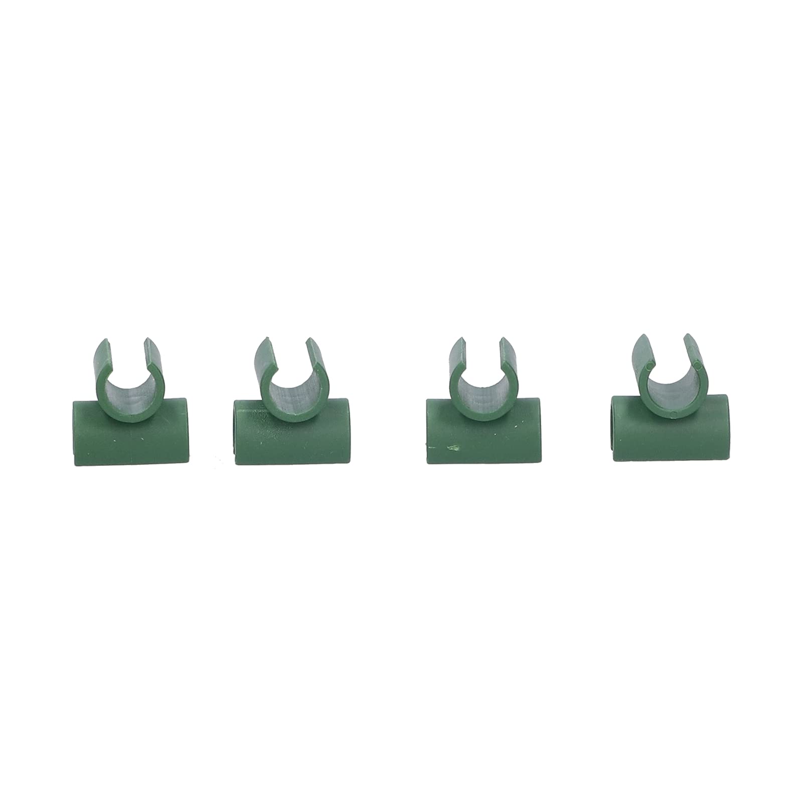 100Pcs Garden Clamps for Plants - Heavy Duty Plastic Buckle Clips for 8mm Pipes, Gardening Supplies for Agriculture, Greenhouse & Outdoor Use