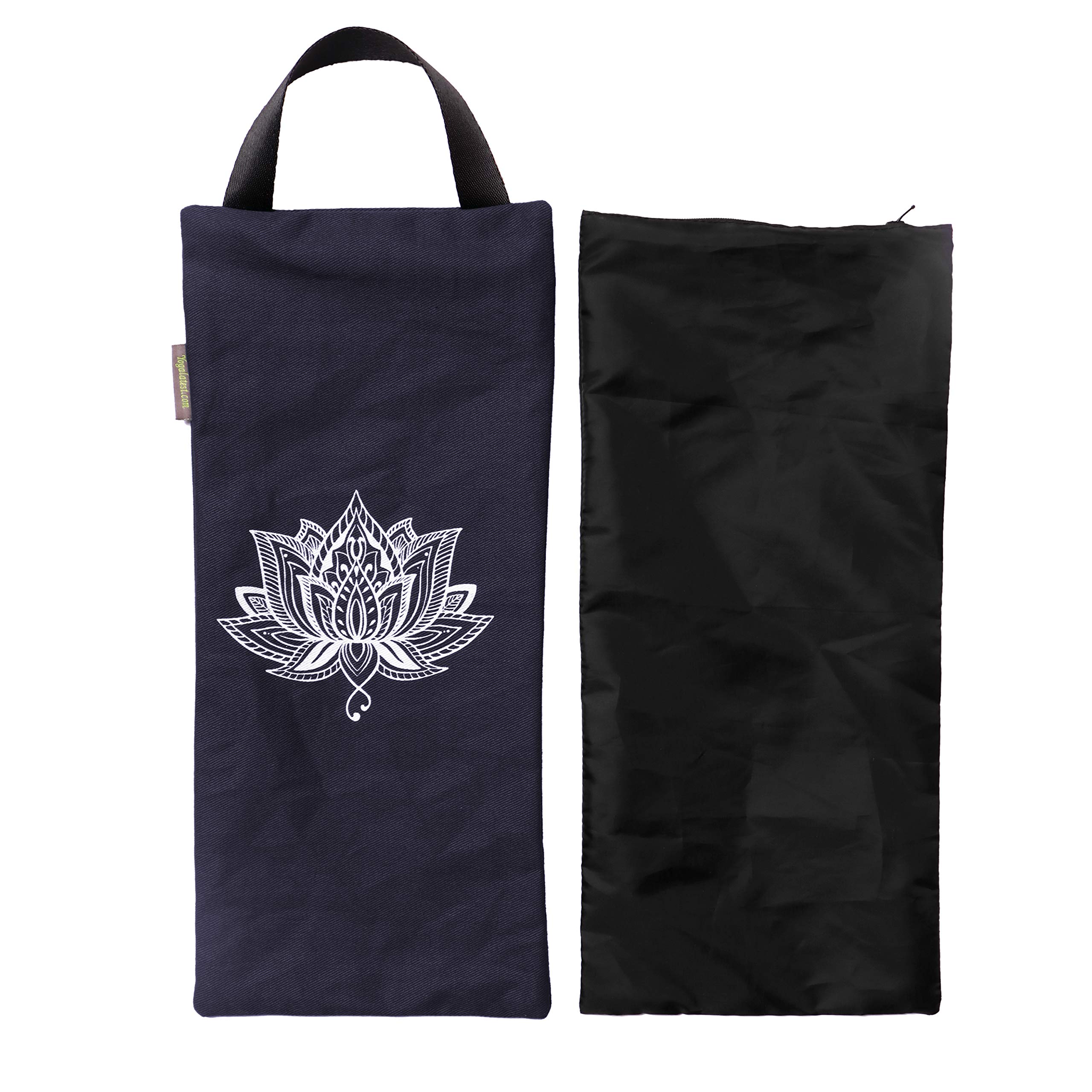 Unfilled Cotton Yoga Sand Bag for Yoga Weights & Resistance Training - Perfect for Home Workouts, Strength Training, and Fitness Accessories