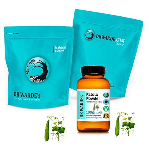 DR WAKDE'S Patola Powder (Trichosanthes dioica) - 100g (3.5oz) | Pure, Raw & Dried Powder | Natural Aroma & Freshness | Fine Powder | Vegan | Premium Grade | No Additives | Perfect for Smoothies, Baking & Herbal Remedies