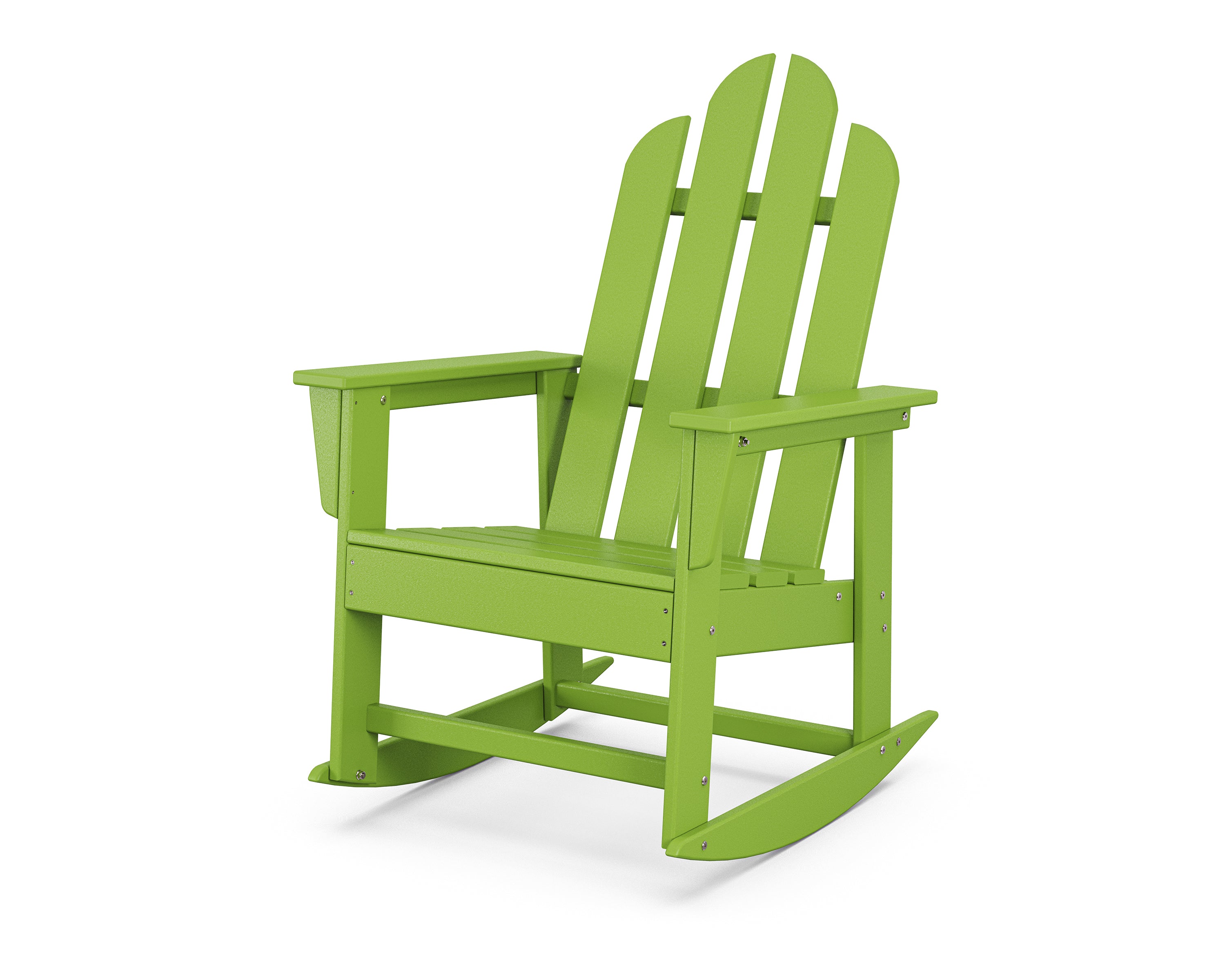 POLYWOOD Long Island Rocking Chair - All-Weather Outdoor Rocking Chair with UV Protection - Perfect for Patio, Garden, Porch & Backyard Relaxation