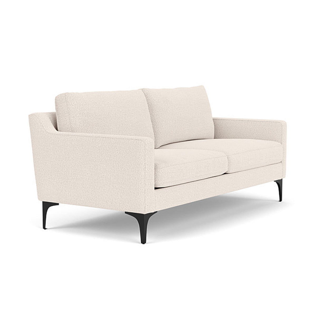 Astha Boucle 2 Seater Sofa - Modern Upholstered Loveseat for Small Spaces | Perfect for Apartments, Living Rooms & Cozy Home Decor