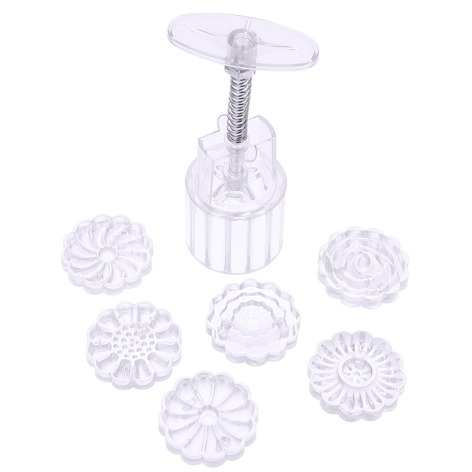 Premium Mooncake Molds Set - 6-Piece DIY Baking Tools for Mooncakes, Pastries & Desserts | Non-Stick Kitchen Baking Supplies | Perfect for Mid-Autumn Festival, Home Baking & Gift Making