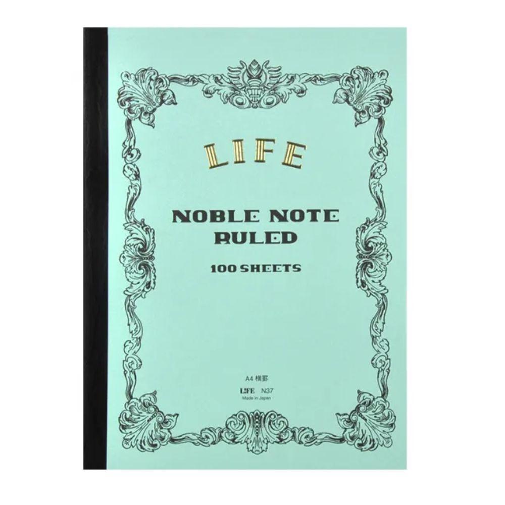 Premium A4 College Ruled Notebook - 8mm Spacing, 100 Pages, Durable Cover for School, Office & Journaling | Life Noble N37 Notebook for Students & Professionals
