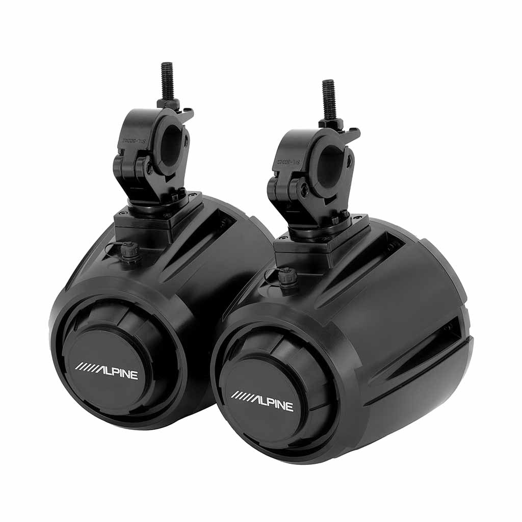 Alpine PSS SX01 Universal Waterproof Bluetooth Speaker - Outdoor, Beach, Pool, Camping & Party Sound System