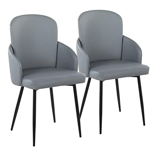 Grey Faux Leather