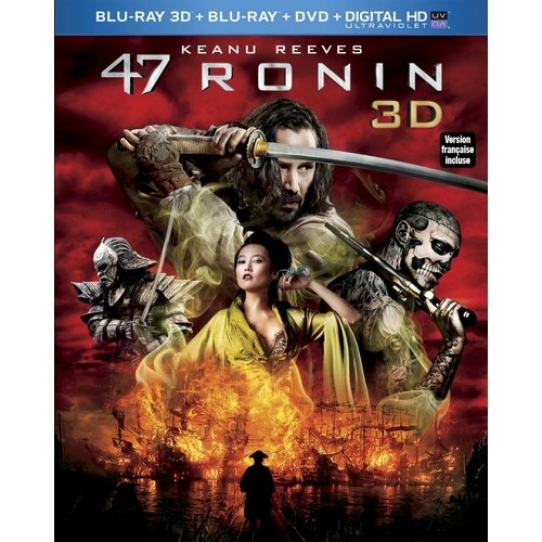 47 Ronin [Blu-ray 3D + Blu-ray + DVD + Digital Copy] - Epic Samurai Action Movie for Home Theater & Movie Night