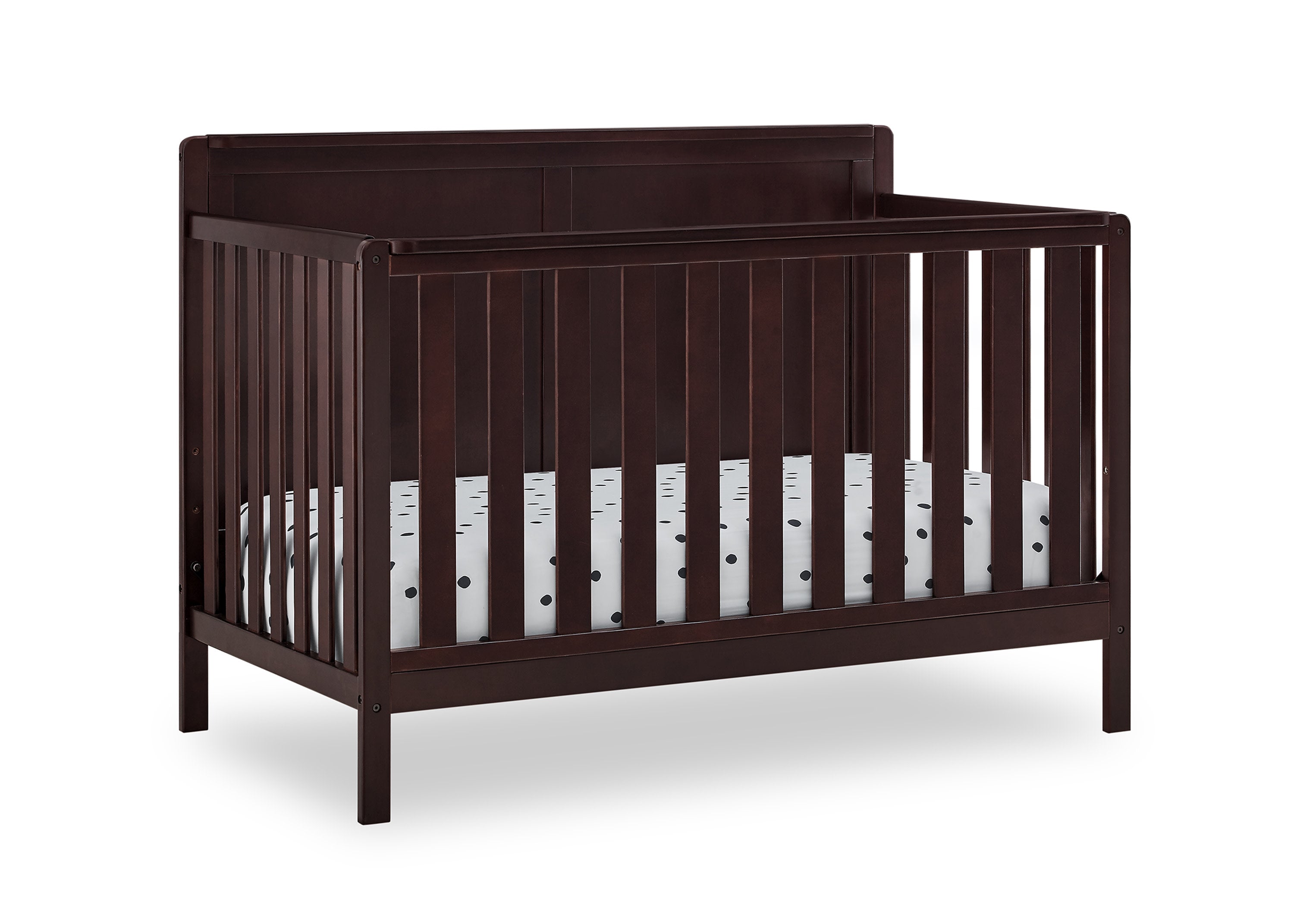 Hartley 6-in-1 Convertible Baby Crib - Toddler Bed & Full-Size Bed Frame - Nursery Furniture for Boys & Girls - Perfect for Newborn to Teen Years