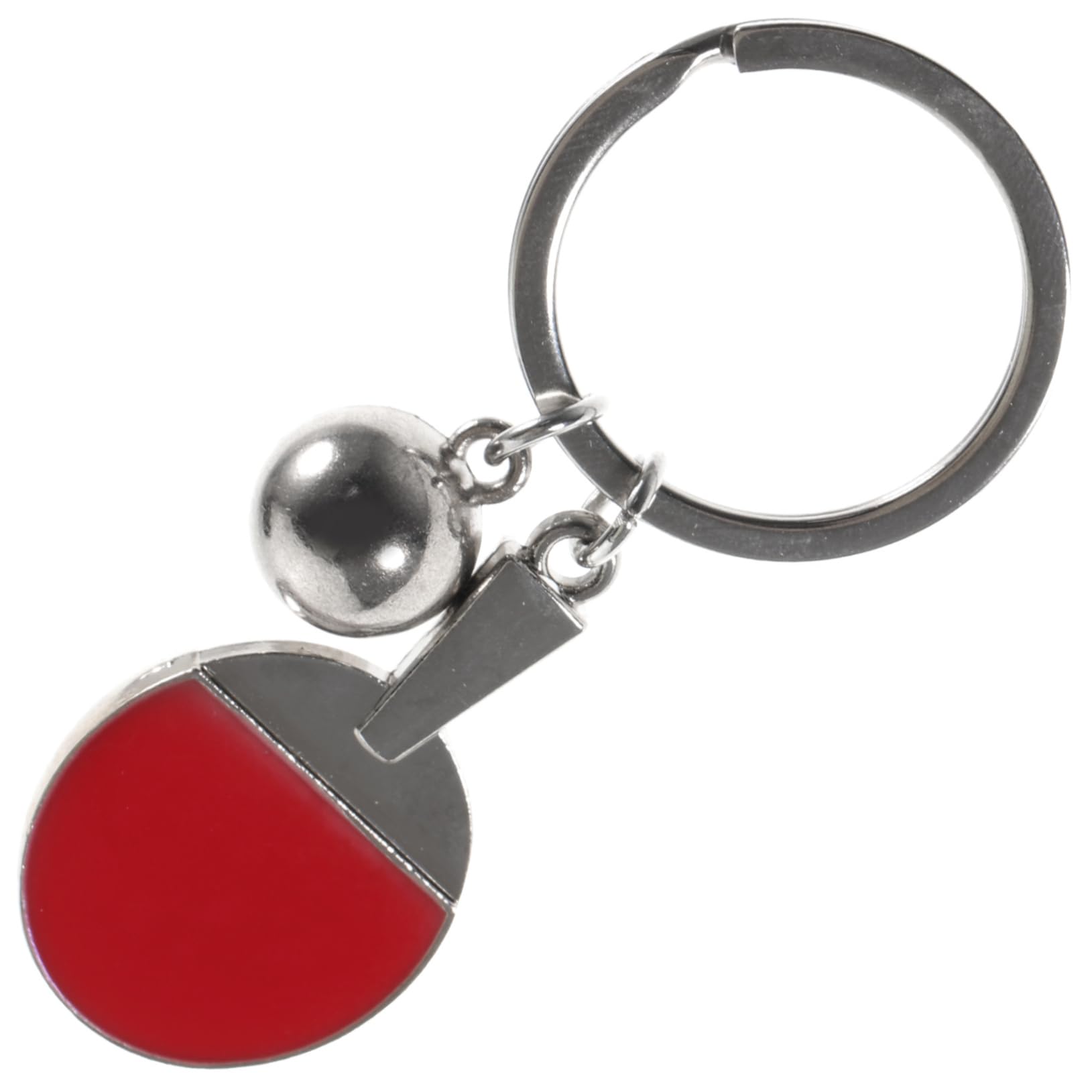 WESIEVYA Table Tennis Keychain - Sports Keychain for Women, Zinc Alloy Key Ring - Perfect for Gym Bags, Backpacks, and Tennis Accessories