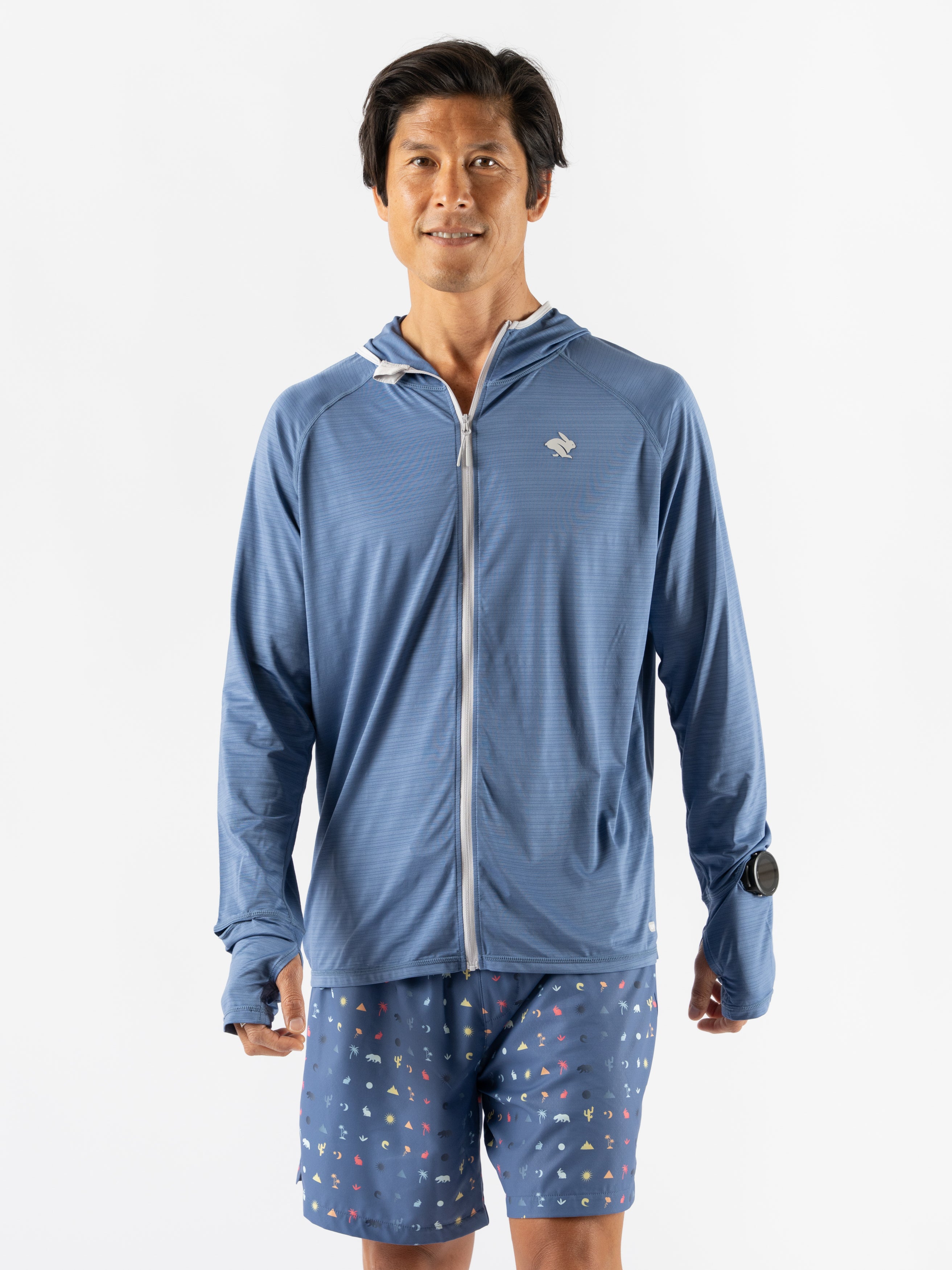 UPF 50+ Sun Deflector Zip Jacket - Lightweight UV Protection for Outdoor Activities | Hiking, Running, Cycling & Travel Essentials