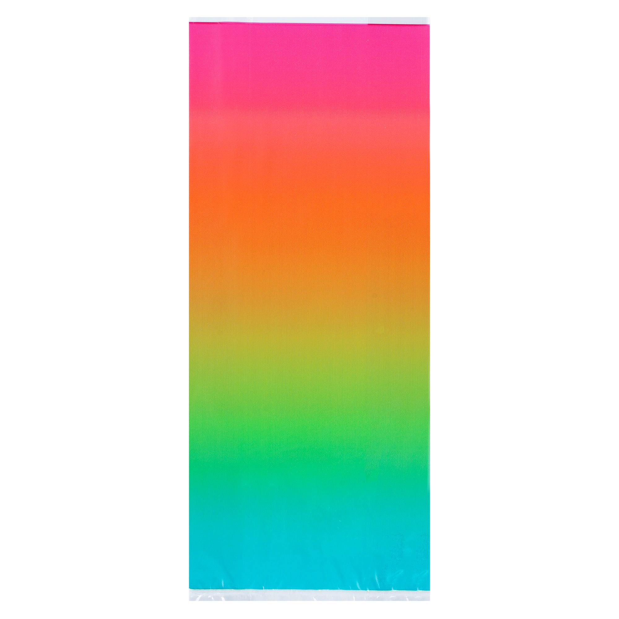 Rainbow Ombre Plastic Candy Bags - 4 x 2 x 9.5 Inches Gusseted Stand-Up Pouches (4000 Count Bulk Box) - Perfect for Candy Packaging, Party Favors & Retail Display