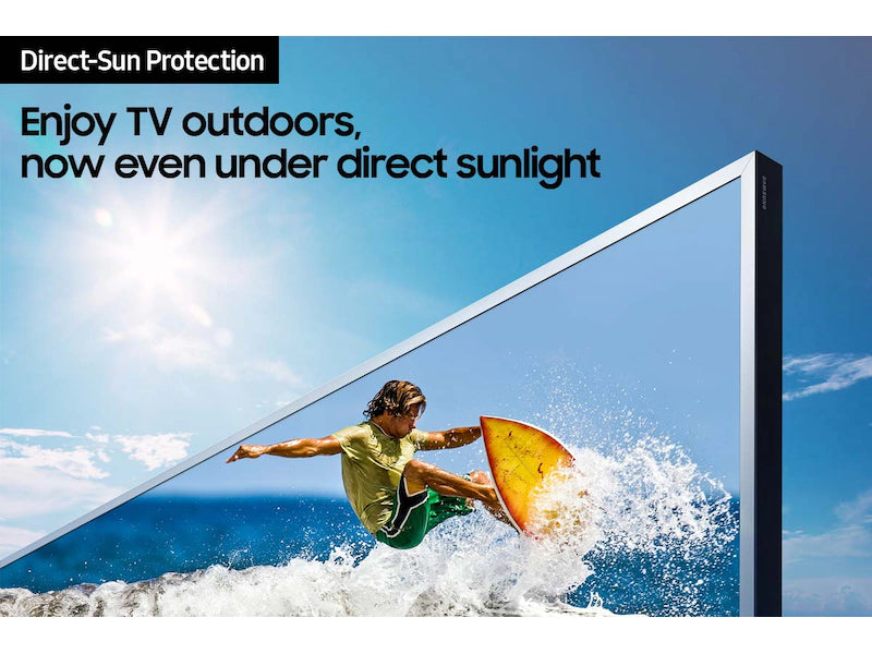 Samsung Class The Terrace QLED 4K Smart Outdoor TV - Waterproof & Weatherproof for Patio, Backyard, and Outdoor Entertainment
