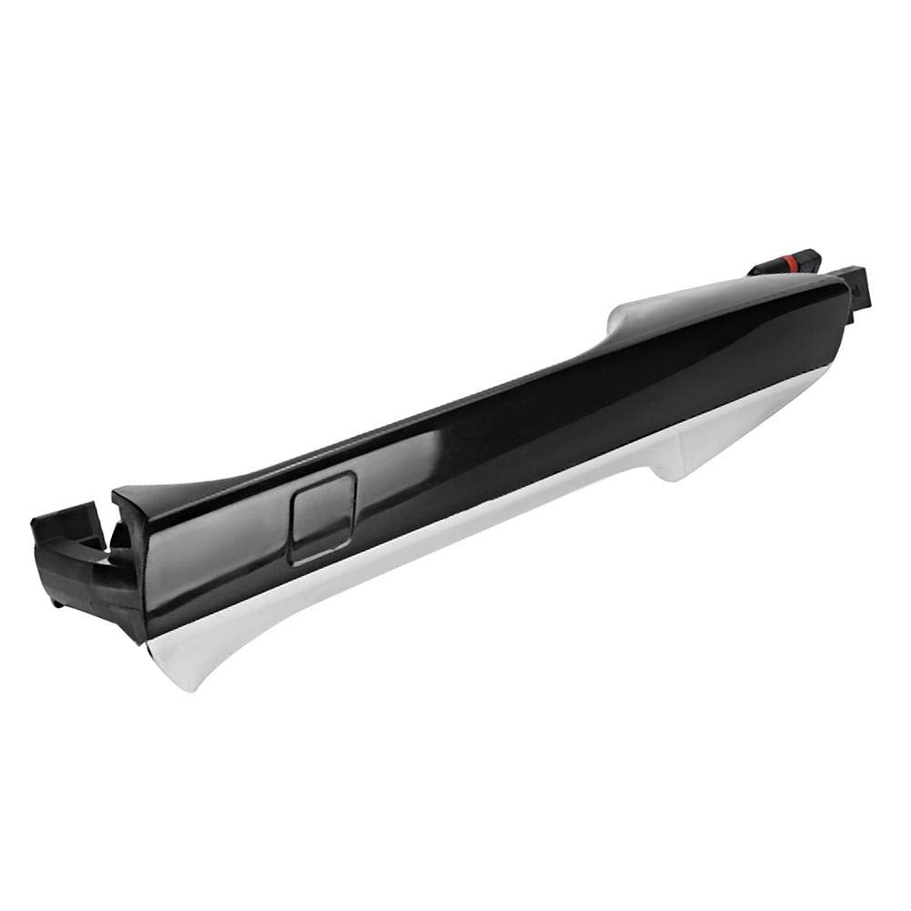 KIMISS Black ABS Car Front Left Outside Door Handle Replacement 2047601370 - Durable & Easy Installation for Smooth Door Operation