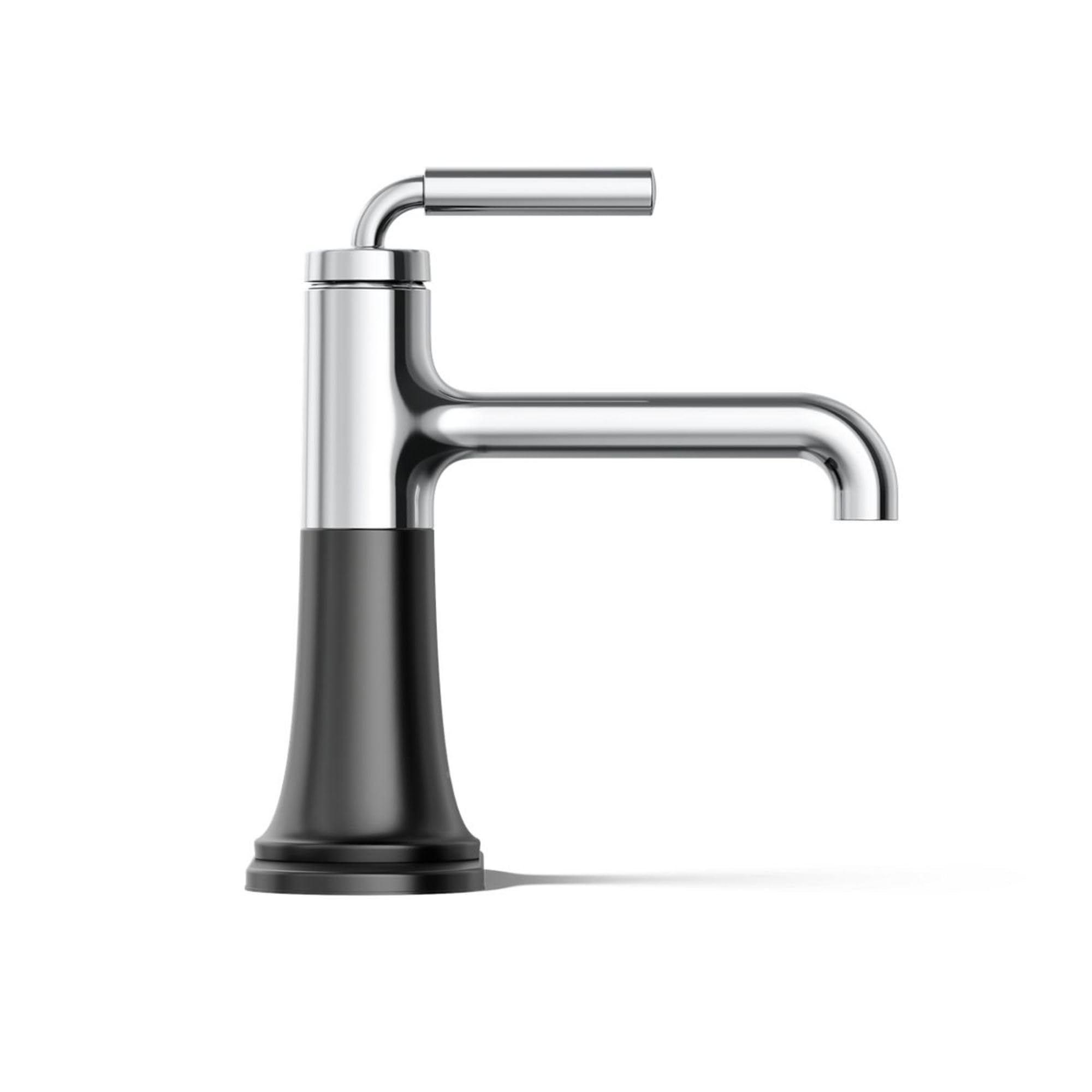 High Flow 1.2 GPM Single Handle Bathroom Sink Faucet - Modern Water-Saving Design for Powder Rooms, Guest Baths & Small Spaces